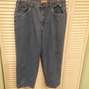 Scandia wood jean capris